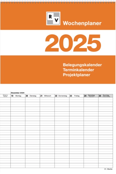 Abbildung von Wochenplaner 2025